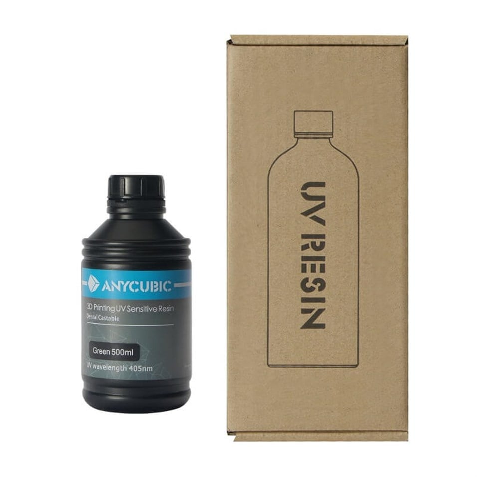 Dental  Uv Reçine 500ml Diş Döküm Reçine Yeşil  