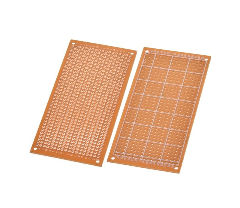 Tek Taraflı Delikli plaket 5X10 cm