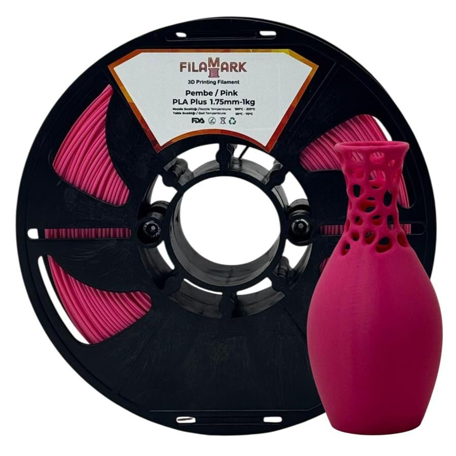 FilaMark PLA Plus Filament Pembe 1.75mm 1Kg