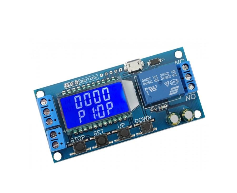 Ekranlı Zaman Ayarlı Röle Modülü XY-LJ02