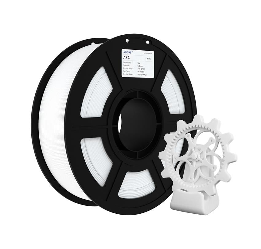 JAMG HE ASA Filament Beyaz 1.75mm 1Kg