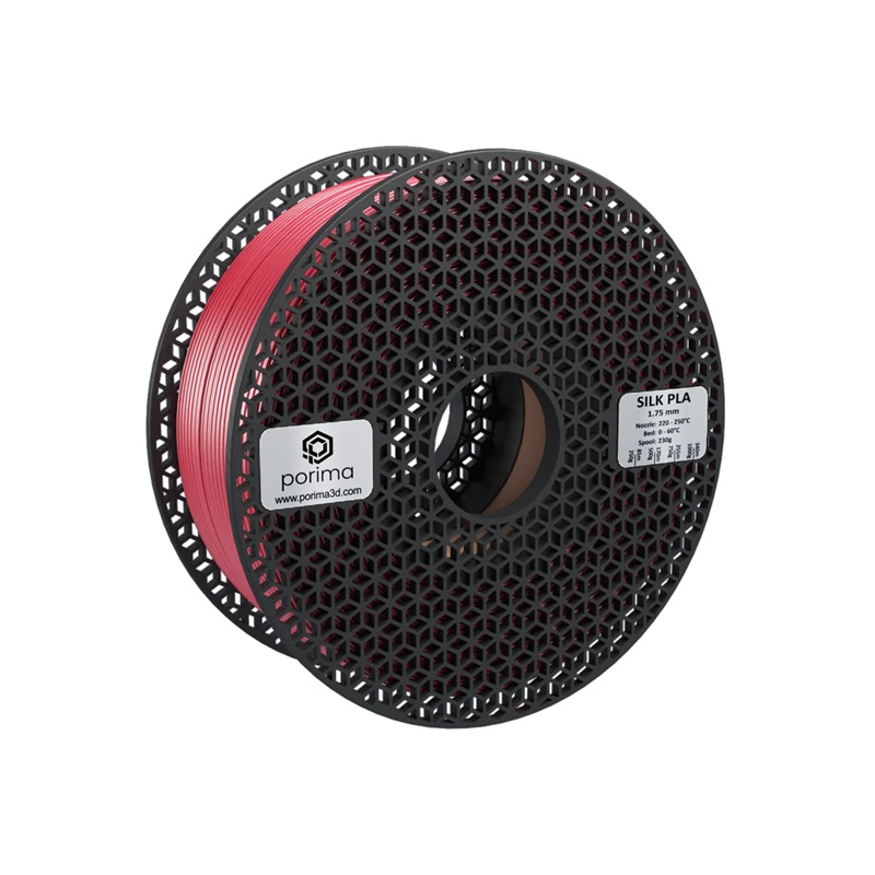 Porima Silk PLA Filament Kırmızı 1.75mm 1Kg