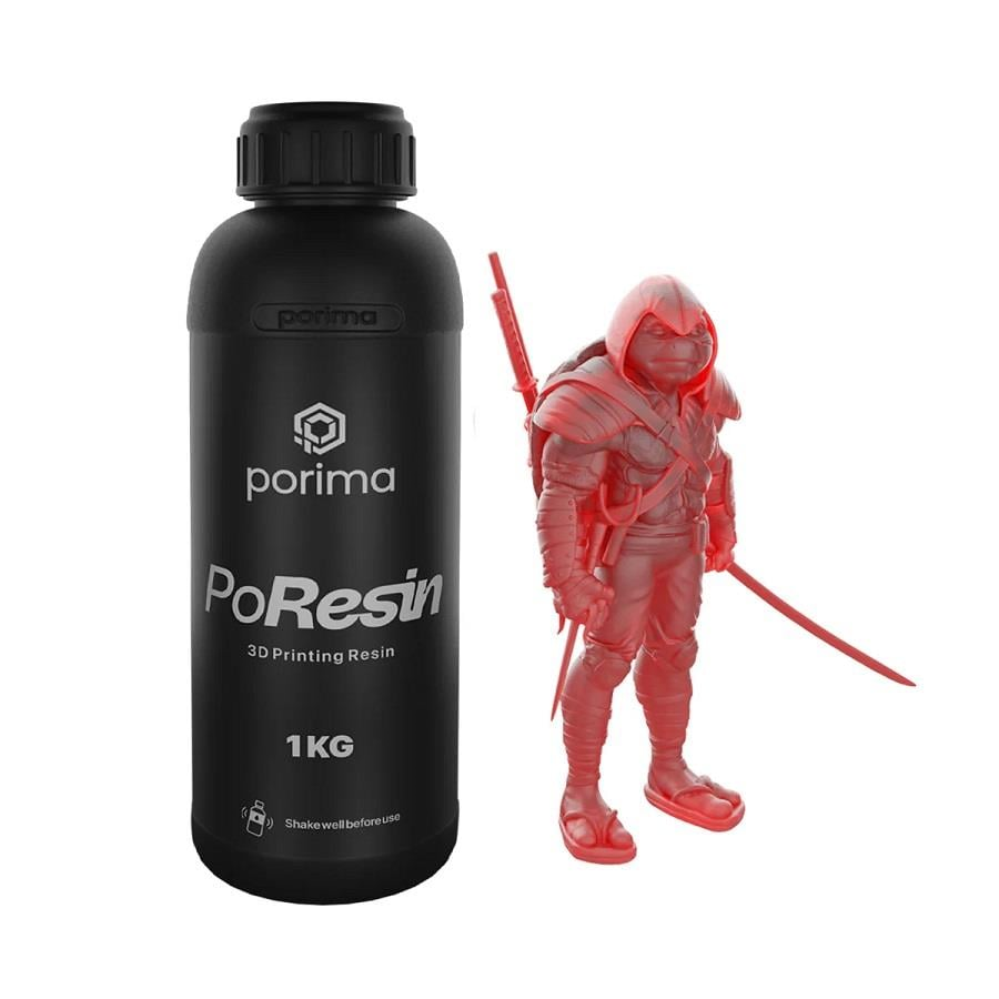 PoResin Transparan Standart Reçine Ares Red 1Kg