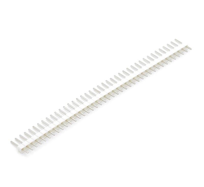 Erkek Header Beyaz 1x40 pin -12mm