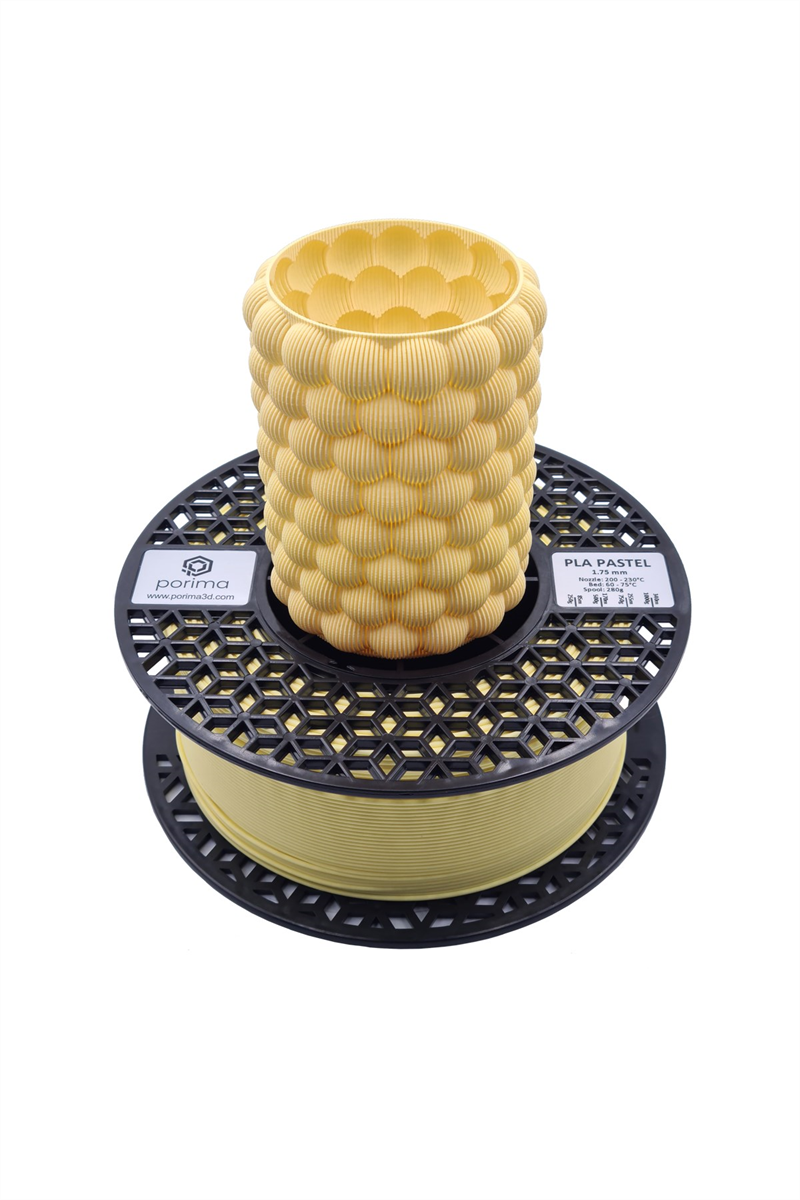 Porima PLA Pastel Sarı Filament 1,75mm 1Kg