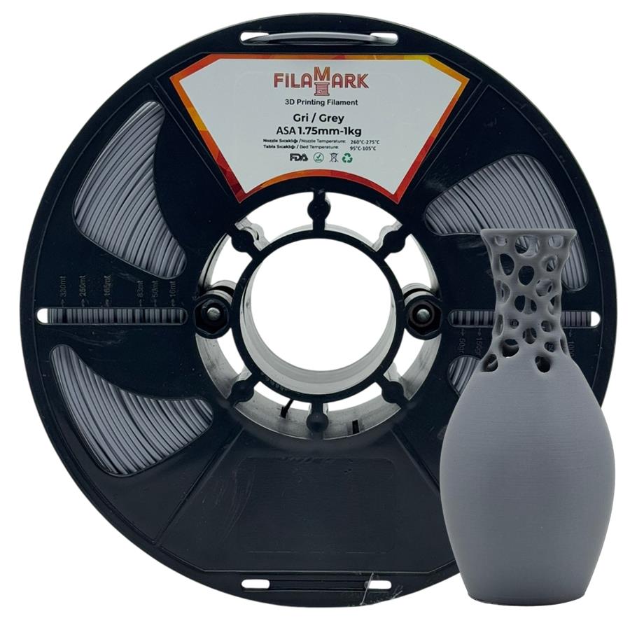 FilaMark ASA Filament Gri 1.75mm 1Kg