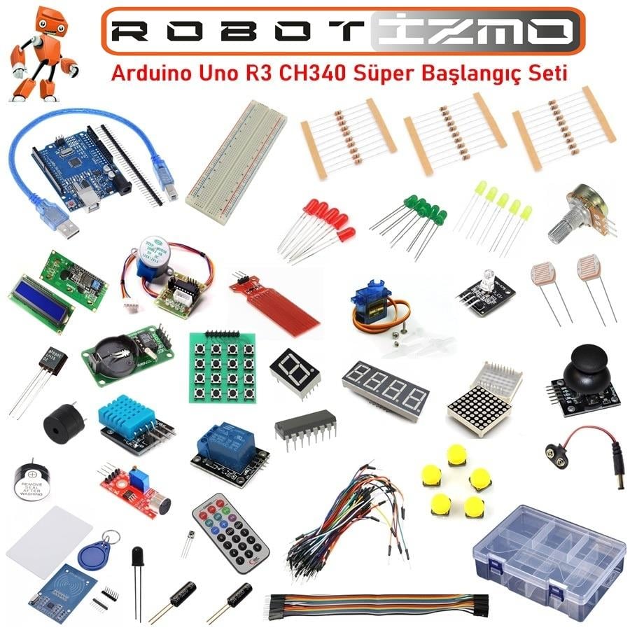 Arduino Uno CH340 Süper Başlangıç Seti