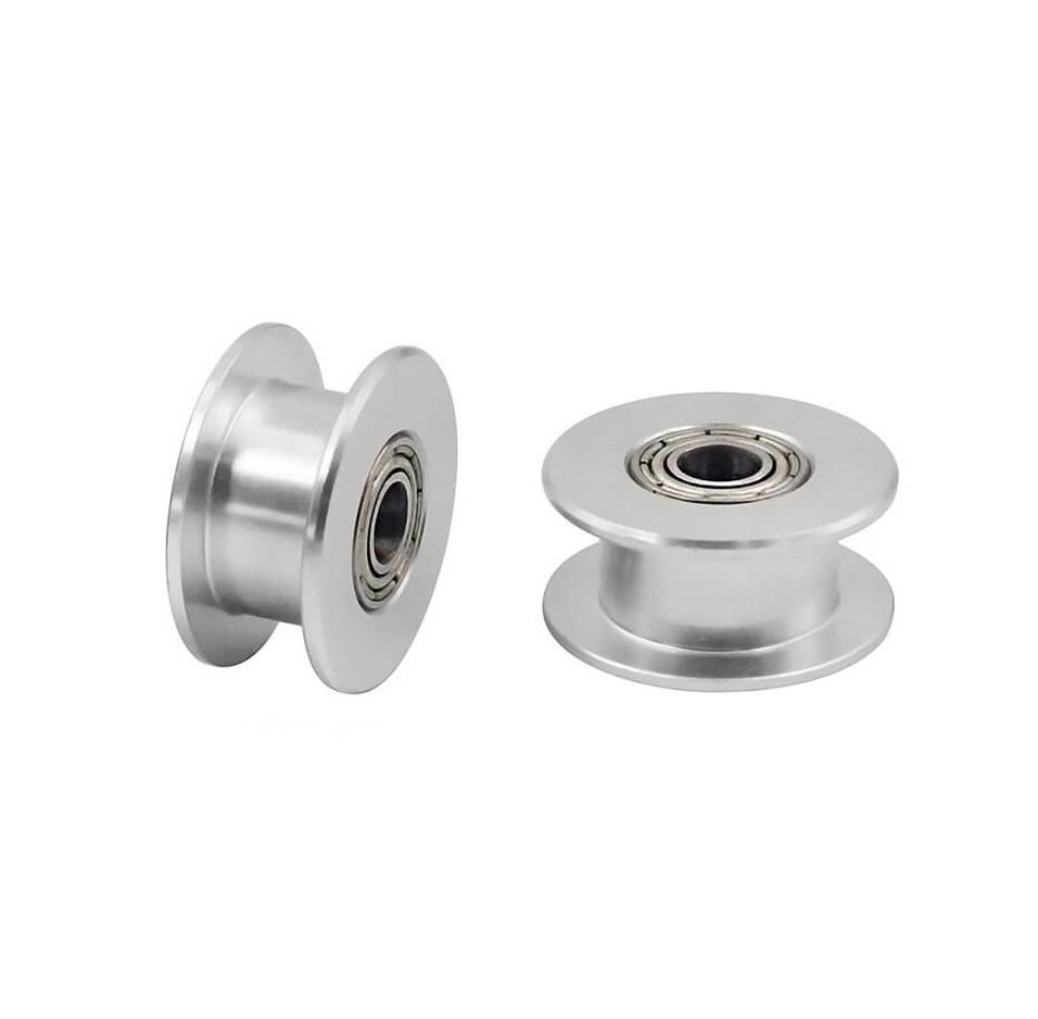 GT2 Kayış karşılık Rulmanlı Kasnak 20 Dişsiz 5mm