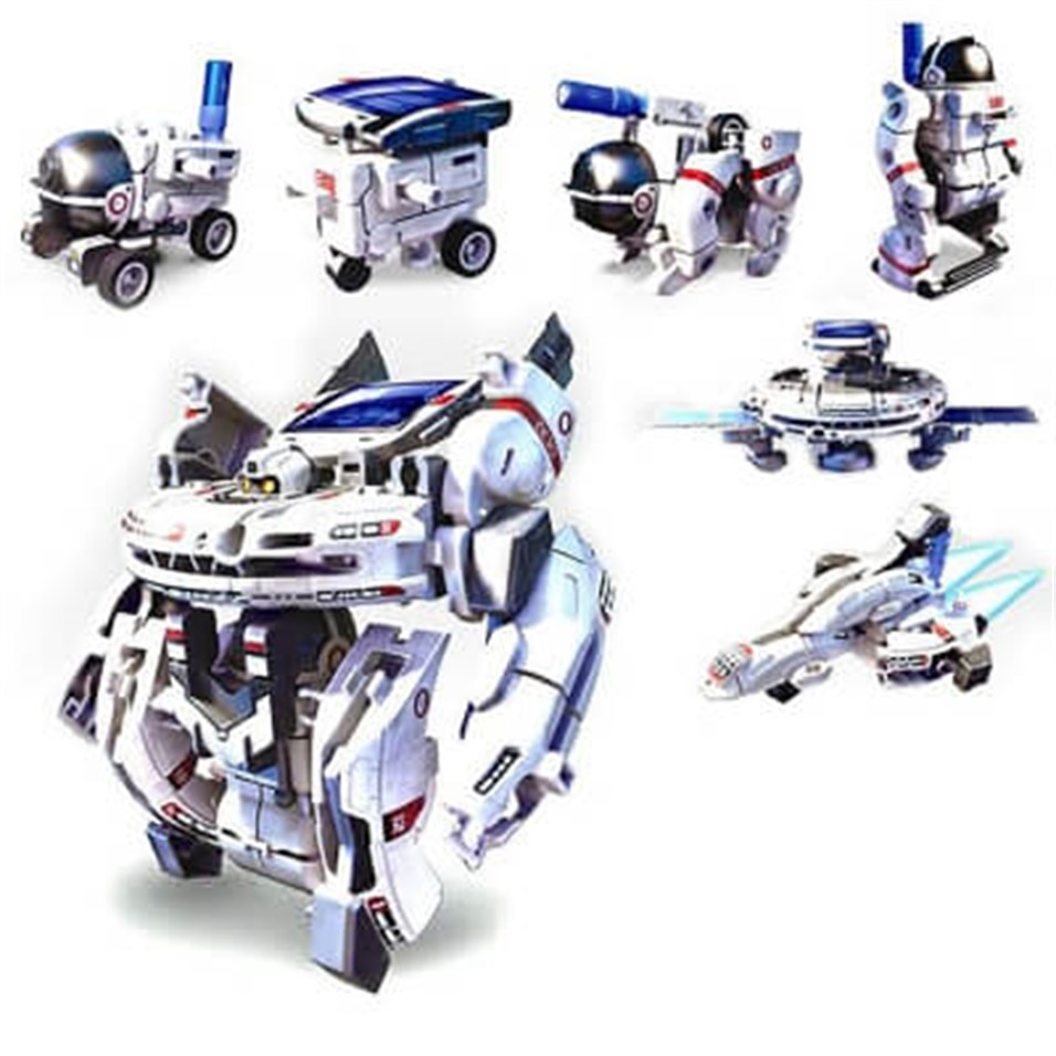 Güneş Enerjili 7'li Uzay Filo Robot Eğitim Kiti