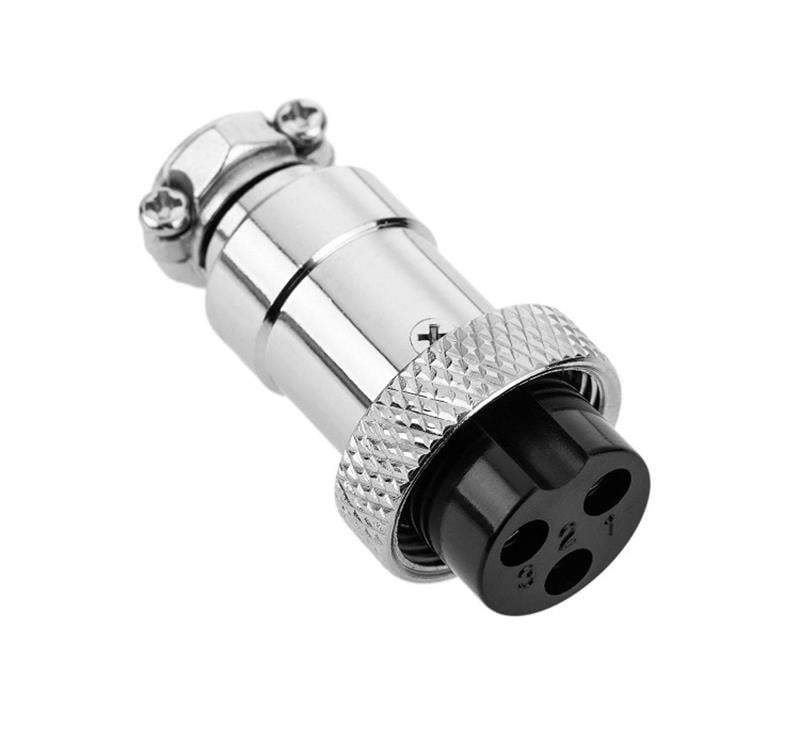 GX-16 3 Pin 16mm Mike Konnektör Dişi