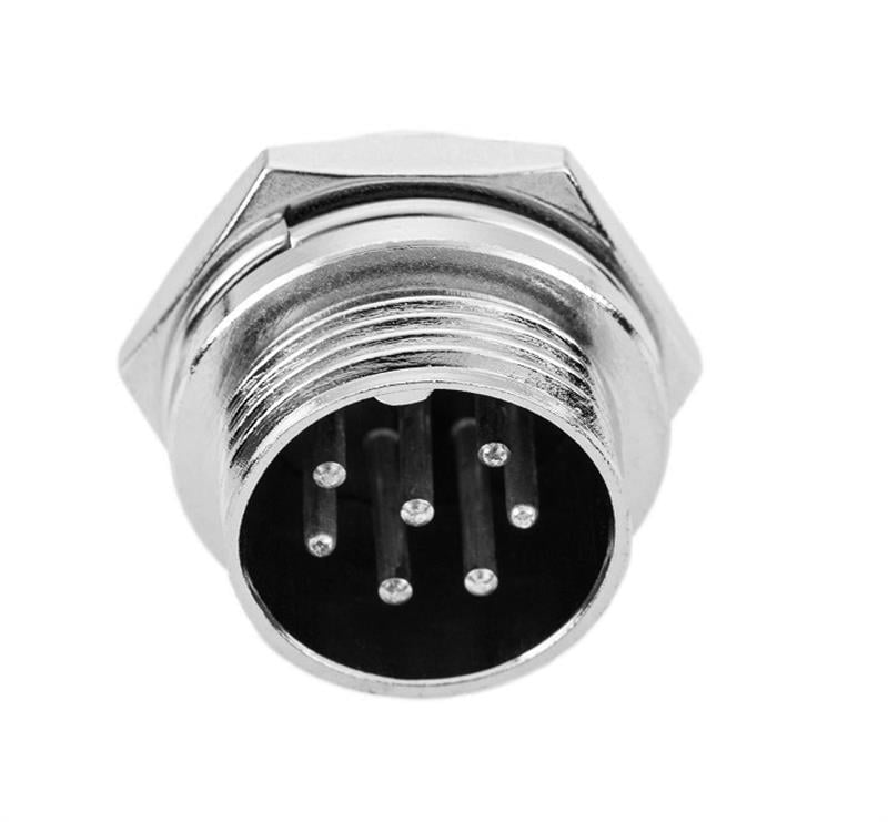GX-16 7 Pin 16mm Mike Konnektör Erkek 