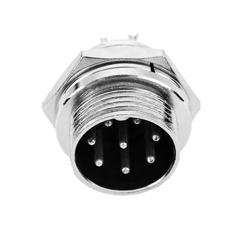 GX-16 8 Pin 16mm Mike Konnektör Erkek 