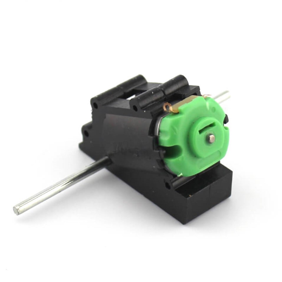 Mini DC Rediktörlü çift Şaft DC 3-6V