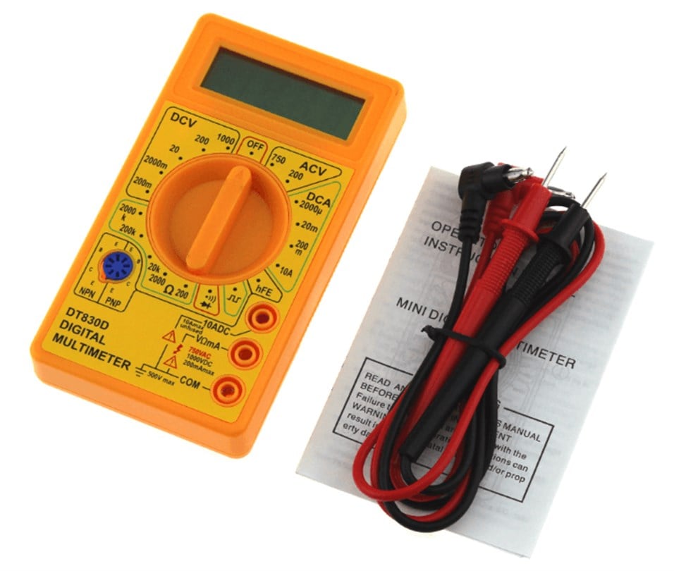 Multimetre Dijtal Ölçü Aleti DT830D