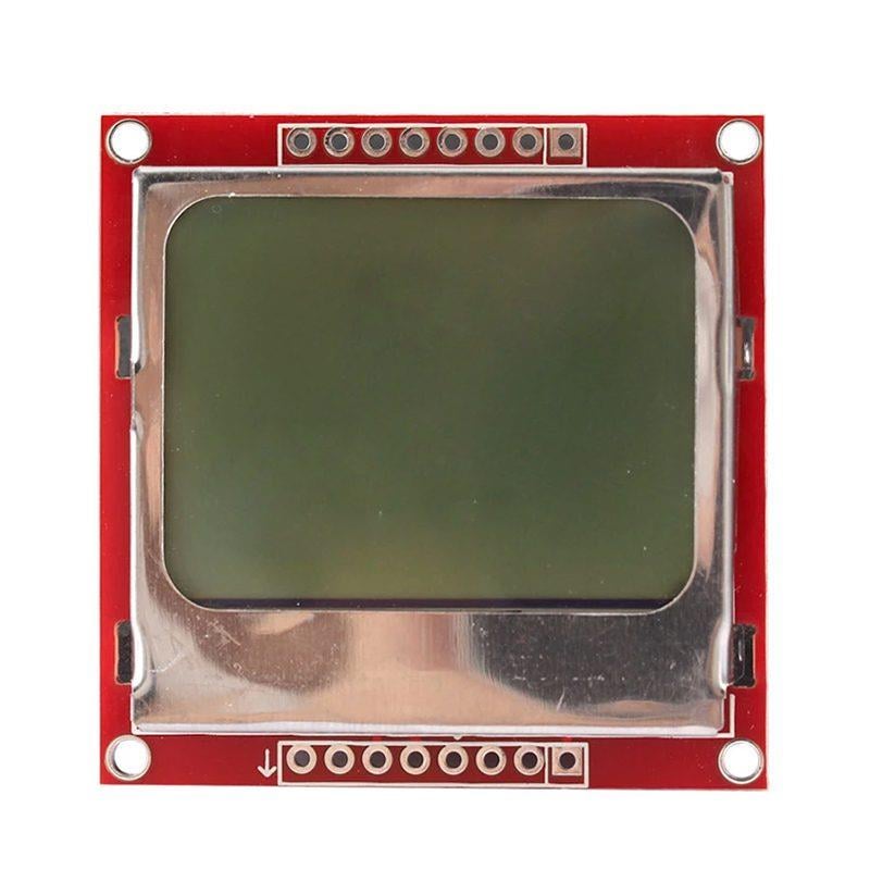 Nokia 5110 Ekranı LCD Kırmızı Pcb