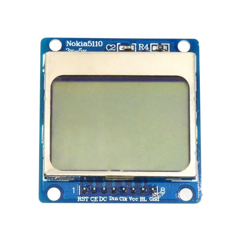 Nokia 5110 Ekranı LCD Mavi Pcb