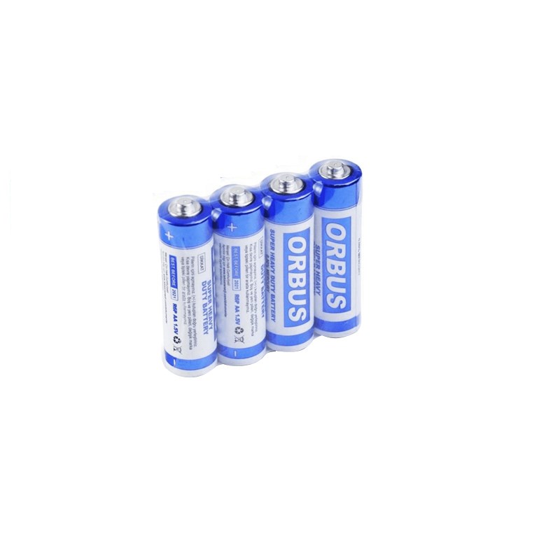 Orbus Alüminyum 1.5 Volt R6 AA Kalem Pil 4'lü Paket