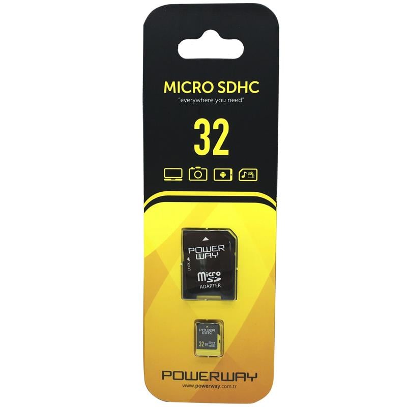 Powerway PWR-32 32 GB Micro SD Hafıza Kartı Class 10
