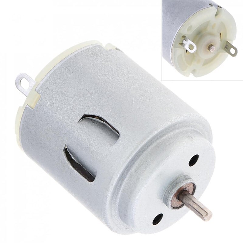 R260 Yuvarlak DC Motor 3V 6V Deney Oyuncak Motoru