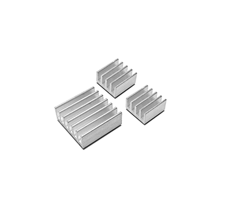 Raspberry Pi 3'lü Alüminyum Soğutucu Set