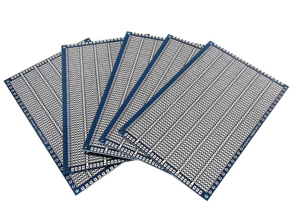 Tek Taraflı Delikli Epoksi Plaket 10X15cm Mavi