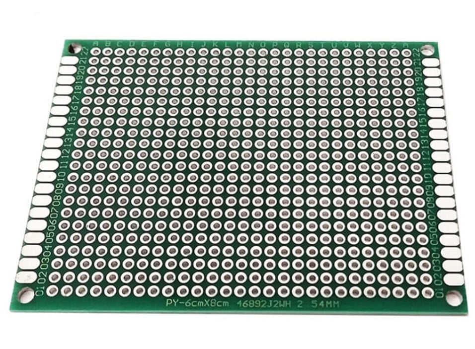 Tek Taraflı Delikli epoksi plaket 6x8 cm