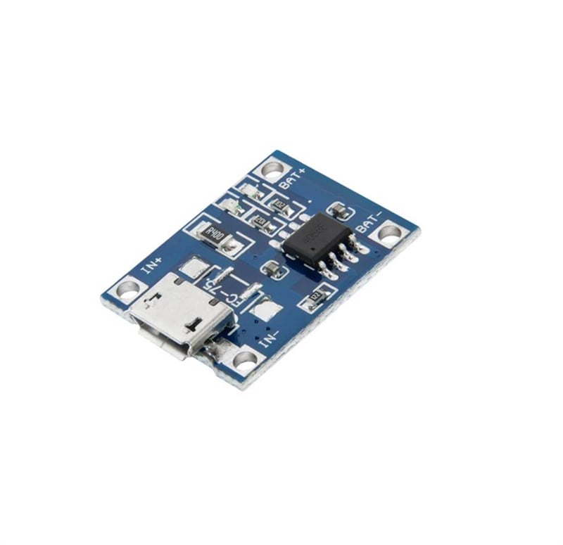 TP4056 1A Lipo Li Ion Pil Şarj Devresi Micro USB Girişli 1S Lipo Pil Uyumlu