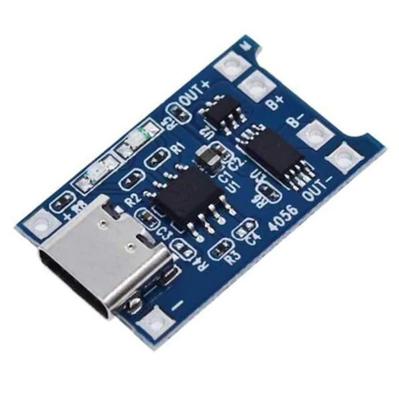 TP4056  1s 3.7v 1a Type-C Lipo Pil Korumalı Şarj Modülü