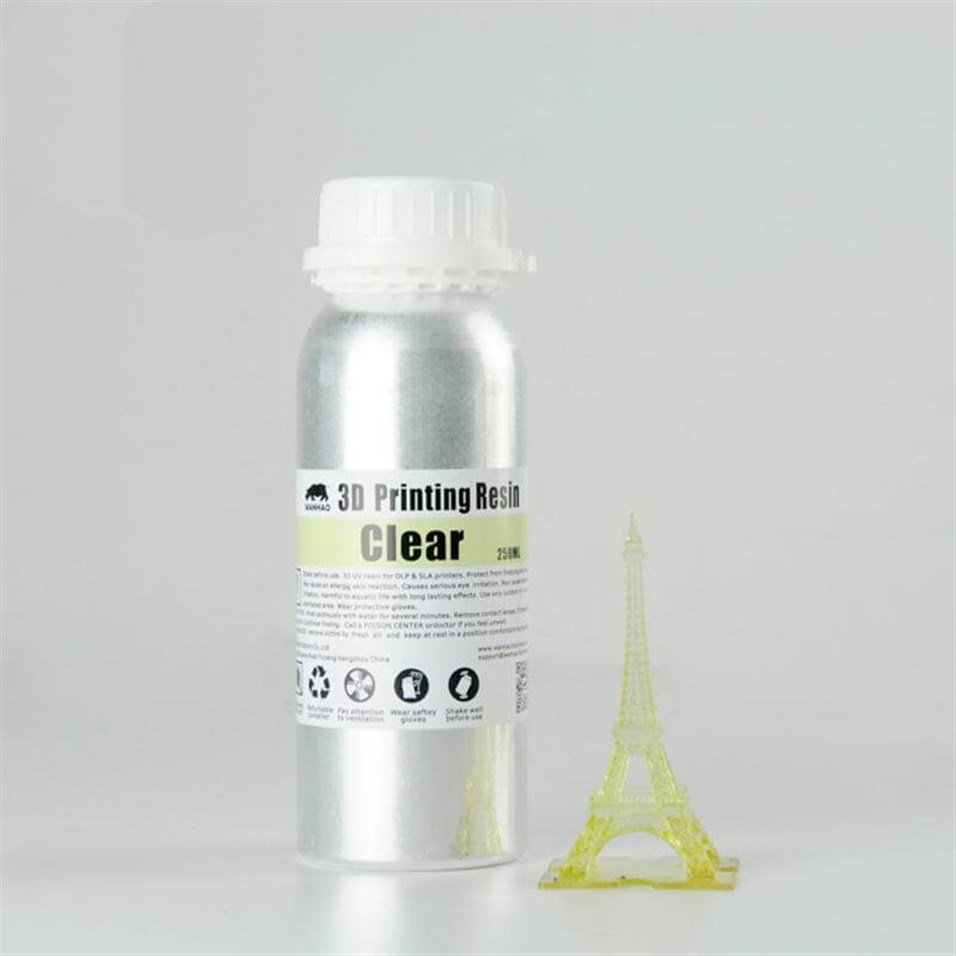 Wanhao Resin Clear Şeffaf Uv Reçine 250ml