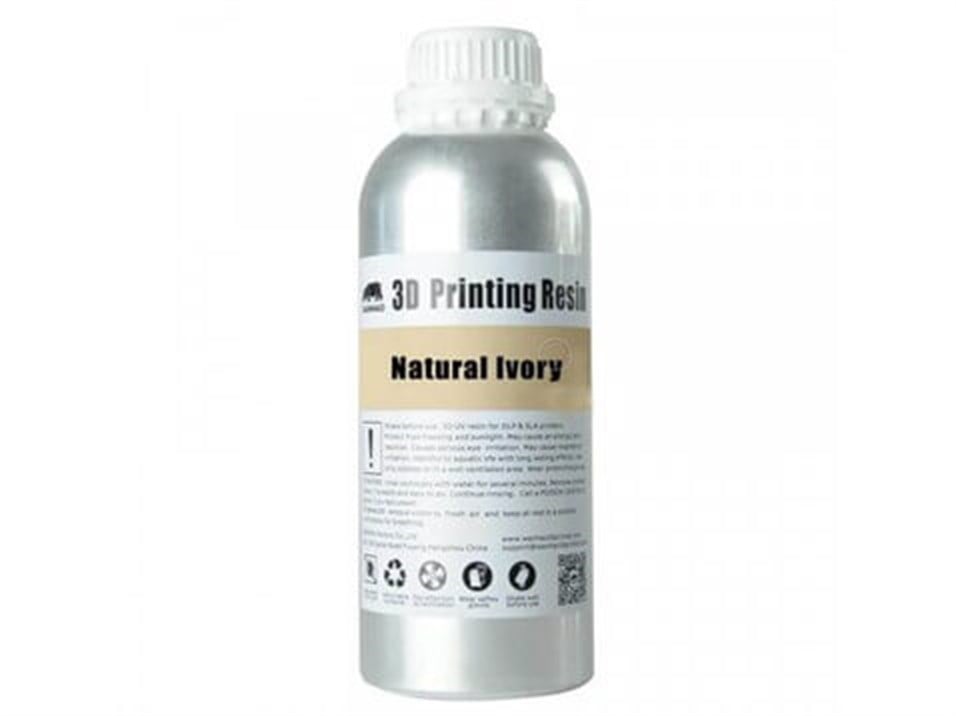Wanhao UV Resin Ivory Fildişi RengiGenel Amaçlı Uv Reçine 0,5L