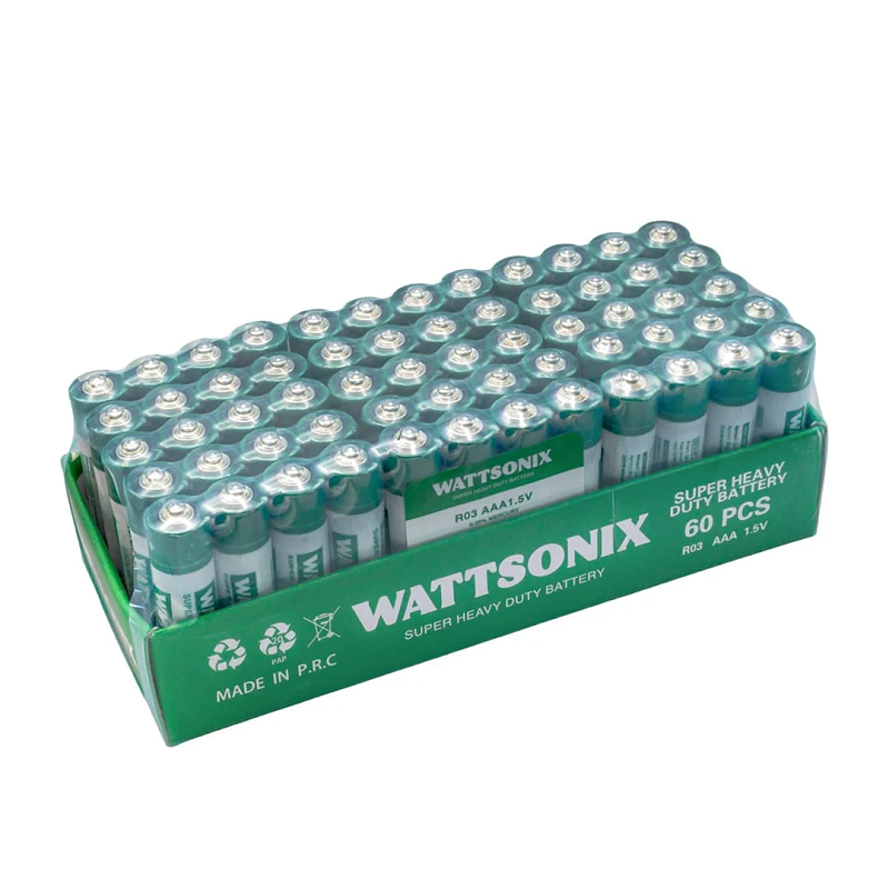 Wattsonix R03 AAA İnce Kalem Pil 4'lü Paket 