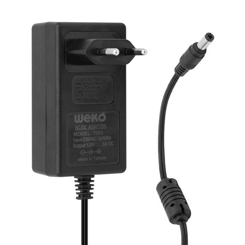 Weko 12v 3 Amper Adaptör Priz Tipi