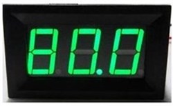 Dijital Panel Voltmetre (DC 4.5- 30Volt Yeşil)