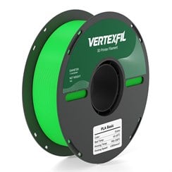 VERTEXFIL PLA Basic Filament Yeşil 1.75mm 1Kg