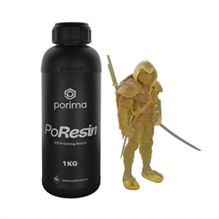 PoResin Transparan Standart Reçine Apollo Yellow 1Kg