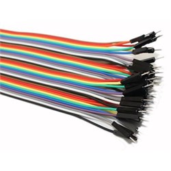 Erkek-Erkek  Jumper Kablo (40 adet -10 cm Renkli)