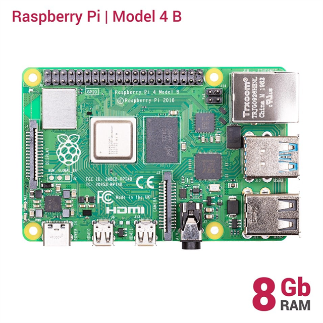 Raspberry Pi 4 8GB | Uygun Fiyat ve Aynı Gün Kargo | Robotizmo.net