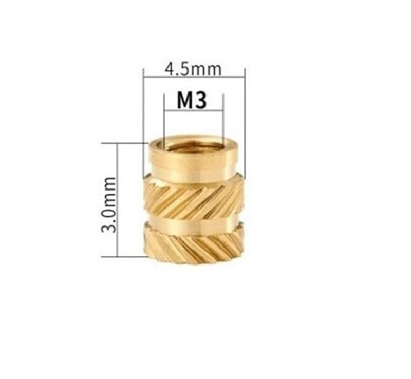 İnsert Çakma Somun M3 Yükseklik 3mm