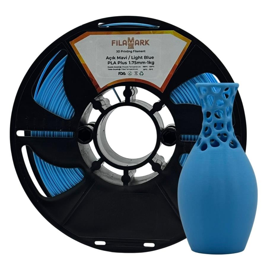 FilaMark PLA Plus Filament Açık Mavi 1.75mm 1Kg