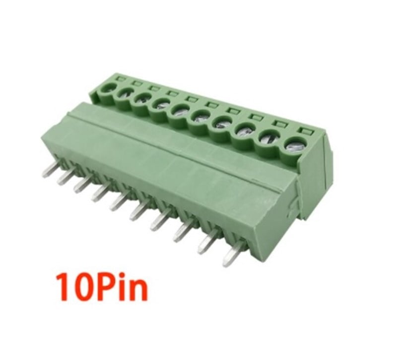10 Pin 3.81mm 180' Geçmeli Takım Klemens