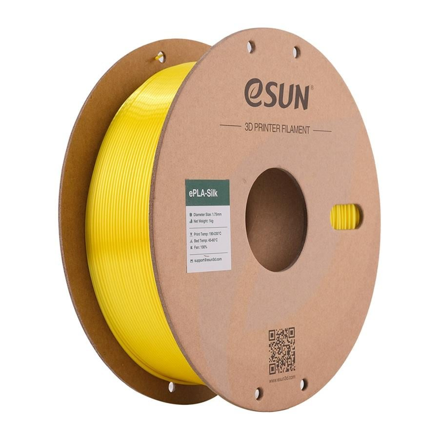 eSun eSilk PLA Filament Sarı  1.75 mm 1Kg