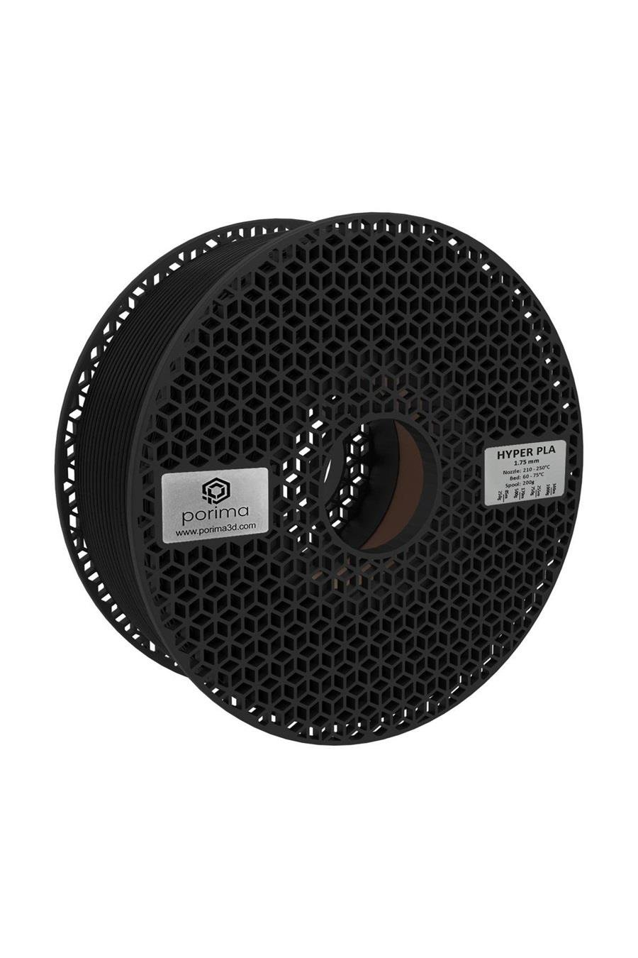 Porima Hyper PLA Filament Siyah 1.75mm 1Kg