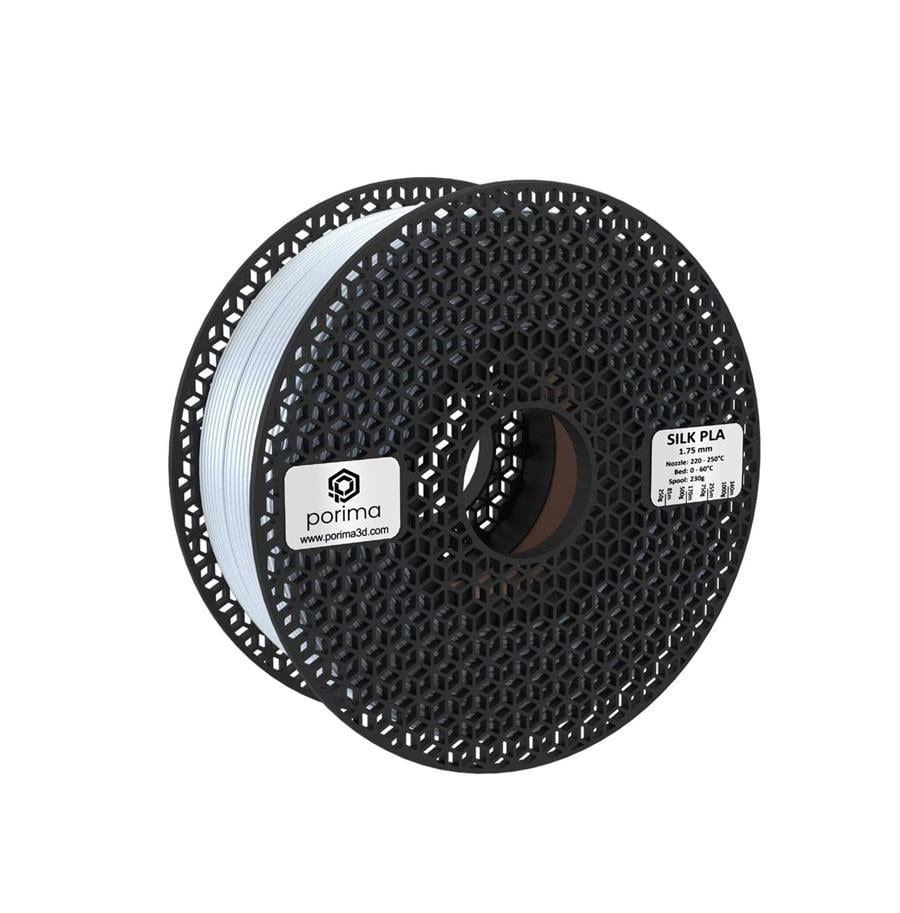 Porima Silk PLA Filament Gümüş 1.75mm 1Kg