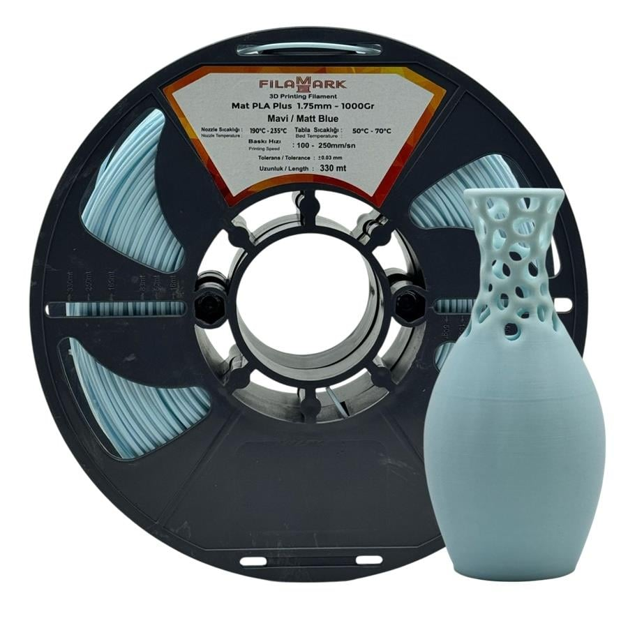 FilaMark PLA Plus Filament Pastel Mavi 1.75mm 1Kg