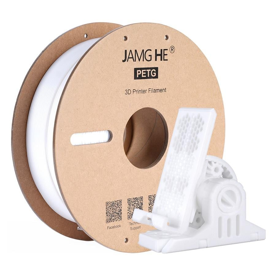 JAMG HE PETG Filament Beyaz 1.75mm 1Kg