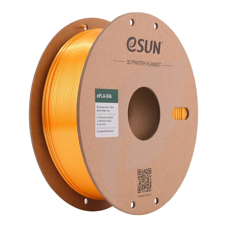eSun eSilk PLA Filament Koyu Sarı 1.75 mm 1Kg