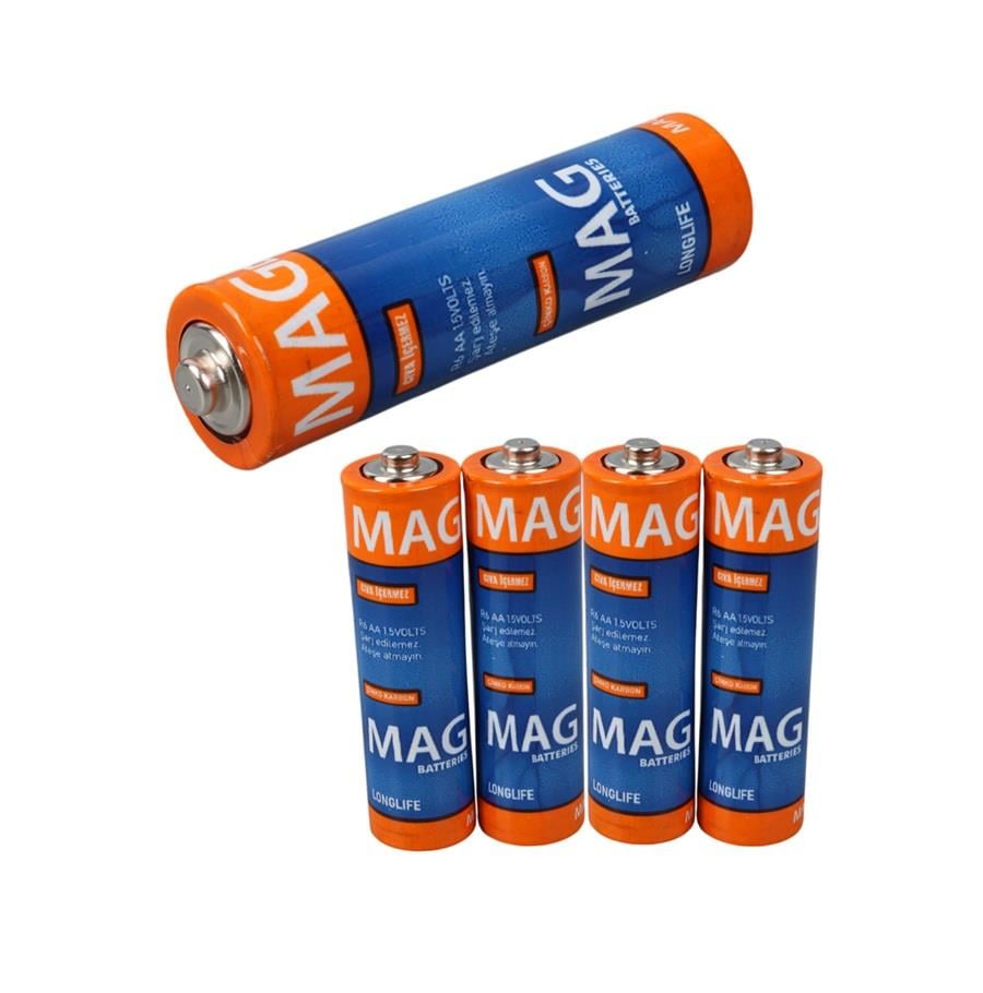 MAG Çinko AA Kalem Pil 4'Lü Paket