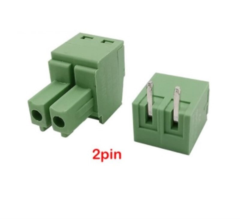 2 Pin 3.81mm 90' Geçmeli Takım Klemens