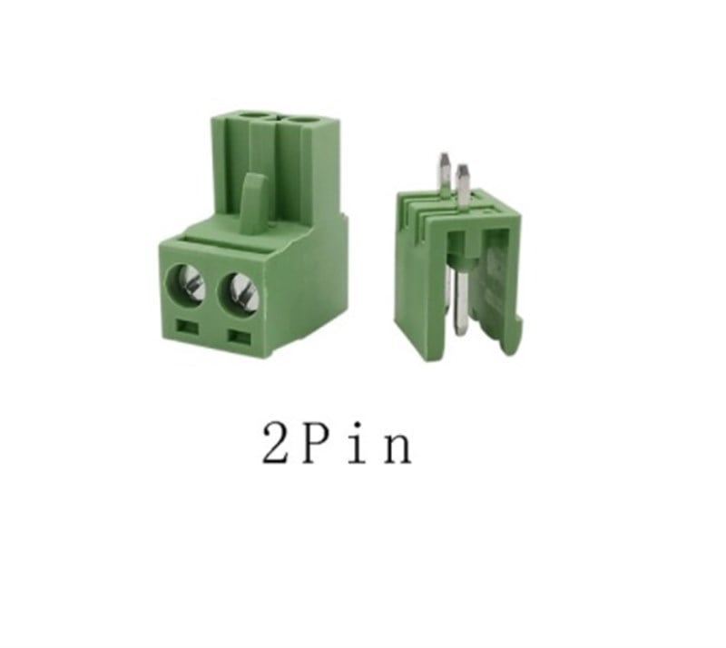 2 Pin 5,08mm 180' Geçmeli Takım Klemens