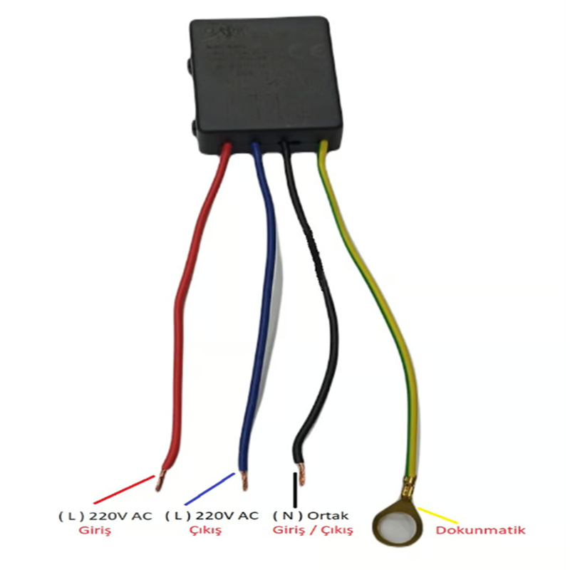 220v AC Dokunmatik Dimmer Anahtar Kutulu